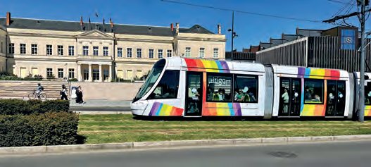 Un tramway à Angers.